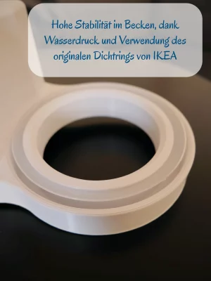 Dichtring IKEA Hack Fische Steigrohr Glas DIY geschenk