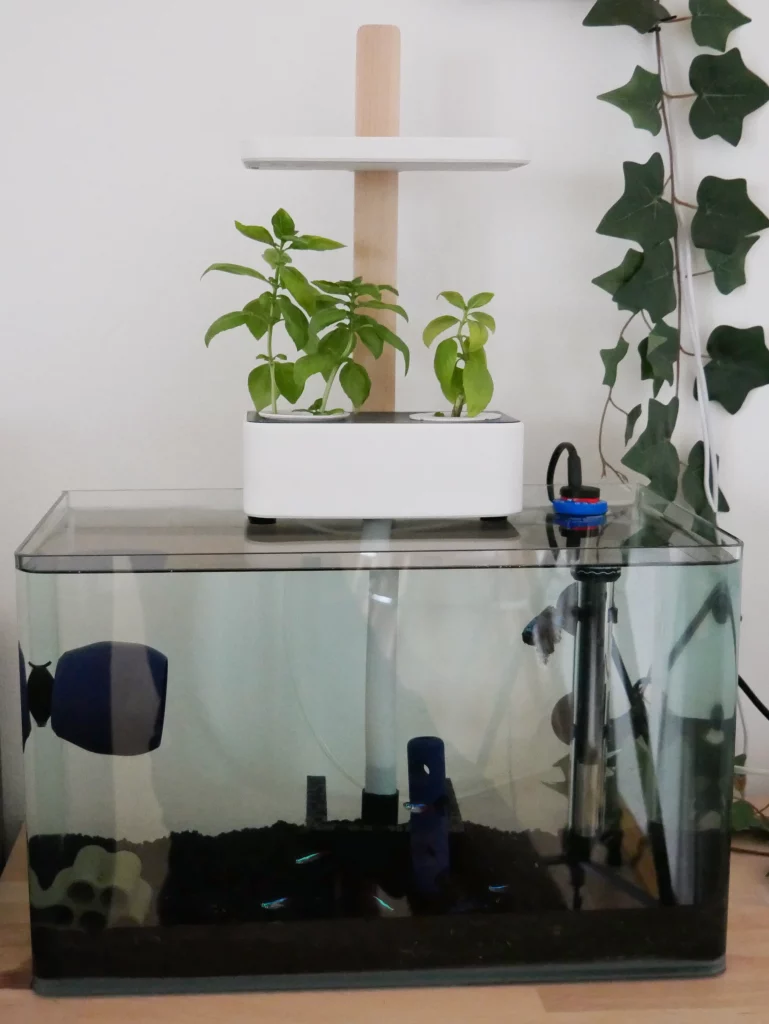 Mini Aquaponik Indoor Aquarium nachrüsten universal 3D Drucker Bausatz Hydroponik Aquaponik Betta Fisch Nachts