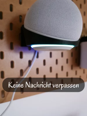 MutualBoarGarden Zubehör Einrichtung DIY Garten Hobby 3D Druck eigenbau Hydroponik Deutschland hinten Amazon Echo Dot 4 & 5 Halterung Ikea Skadis