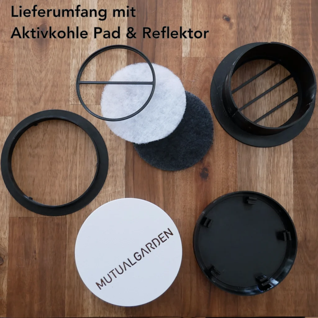 Zuverlässige Lichtfalle Grow-Zelt Grow-Box DIY Grow Cannabis Blüte Licht 3D Drucker frie STL kostenlos inklusive Staubfilter Tierhaare Filter Fertig2 2.0 Lichtfalle