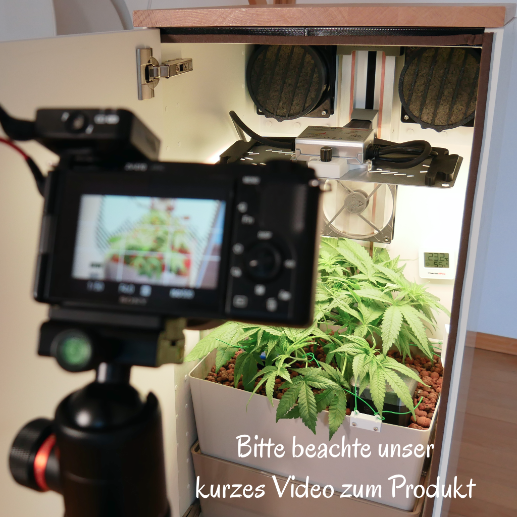 DIY Ebbe/Flut System 3D Drucker IKEA Hack nächstes Level Hydroponik Cannabis Gras Weed Hydro-Grow Blähton Perlite