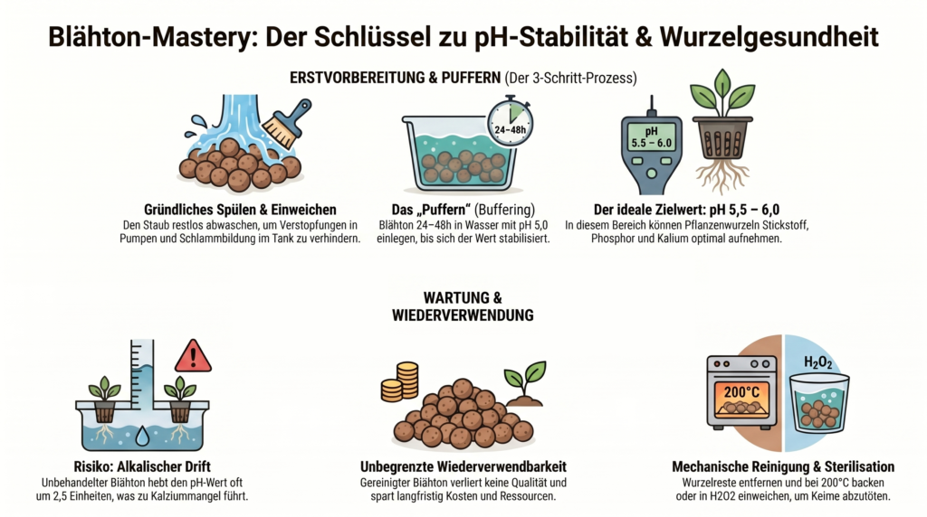 Warum Blähton Hydroponik Cannabis Anbau indoor effizient